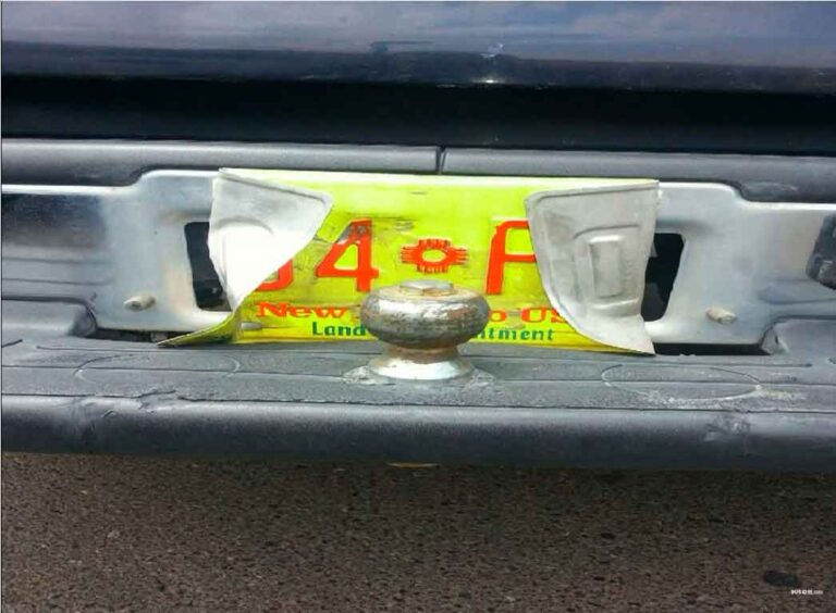Understanding the Importance of License Plates – Is a Bent License Plate Illegal?