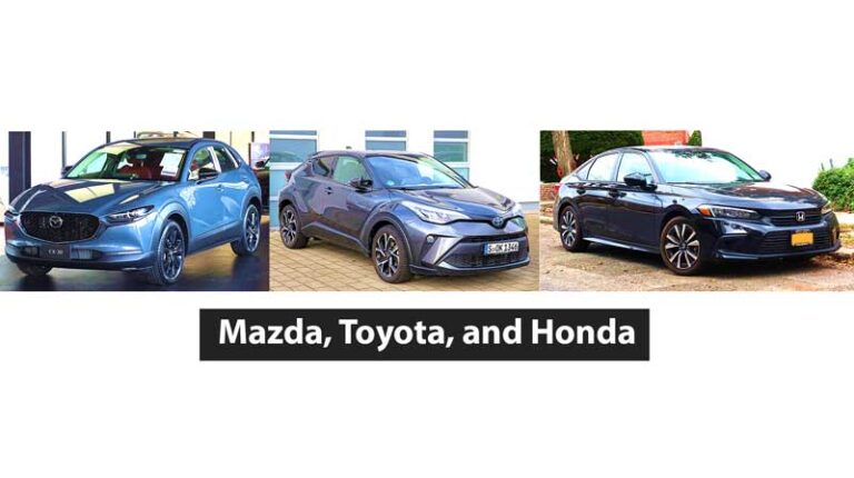 Comparing Mazda, Toyota, and Honda: A Detailed Analysis