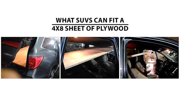 What SUVs Can Carry a 4×8 Sheet of Plywood? – Four Wheel Trends